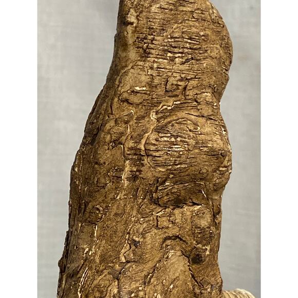 Carved Tree Spirit Old Man Wizard Faux Wood Figure and Stash Box 10 in tall  EUC - Picture 9 of 16